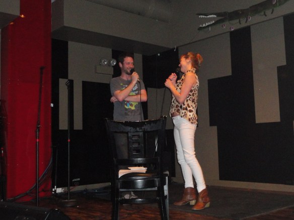 Steve Shields and Emily Drews Westfall hosting the show