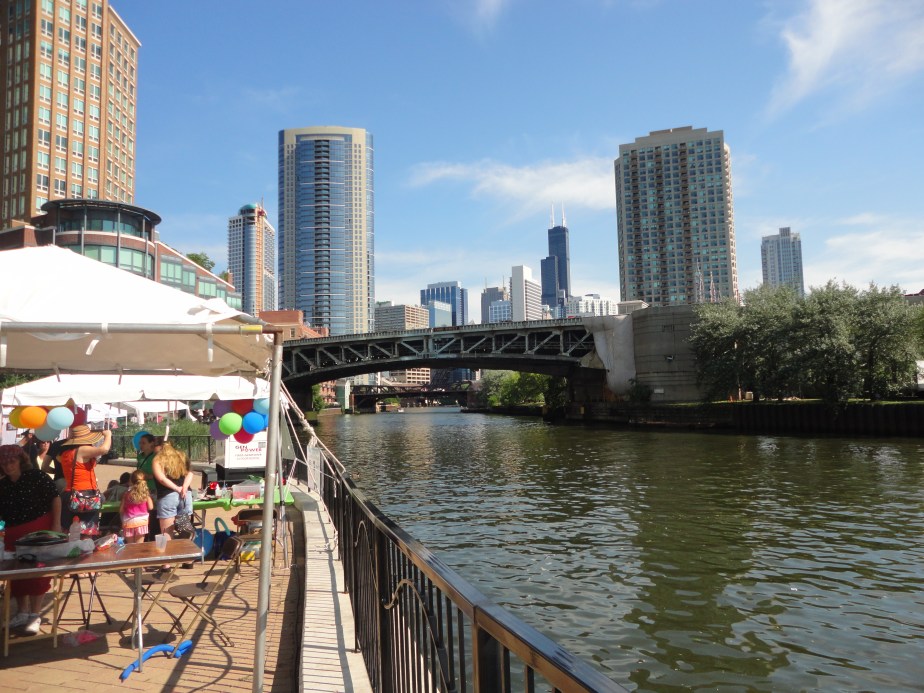 View of the Chicago River during the taste. To view more photos go to www.facebook.com/NowYouKnowEvents 